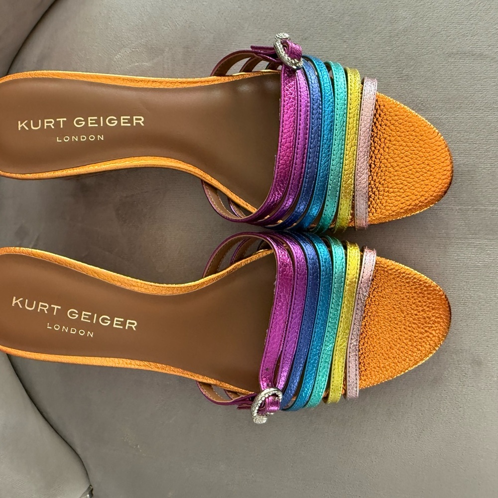Kurt Geiger Multicolor Wedge Sandals - Picture 2 of 4